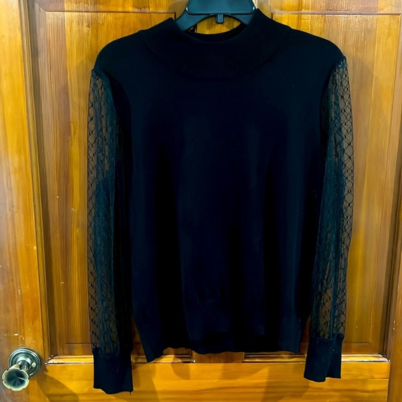 Black Madison + Hudson Blouse Size Large - Picture 1 of 12